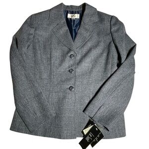 Le Suit‎ navy white Florence jacket Blazer 12